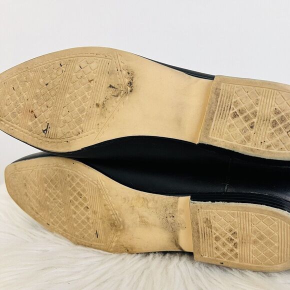 🎉Clearance🎉 Arpeggios Black Colorful Patchwork Genuine Leather Loafers ~ 7.5 - Picture 6 of 8